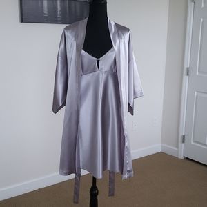 Silver Chemise with Robe